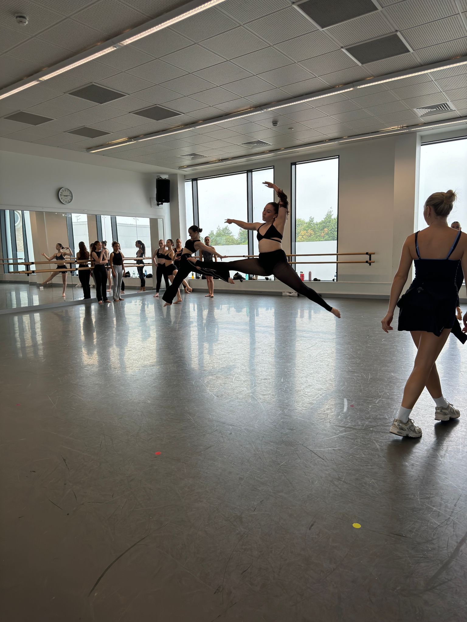 technique and ballet class